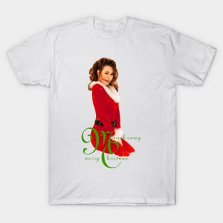 90s Mariah Carey Christmas T-Shirt